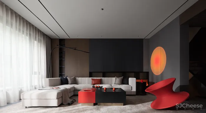 元禾大千:经典色彩搭配,红与黑的灵魂对白!