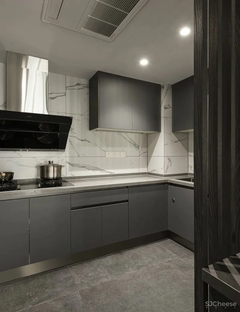 焦糖色 木肌理，有序沉稳的生活基调 璞珥空间设计