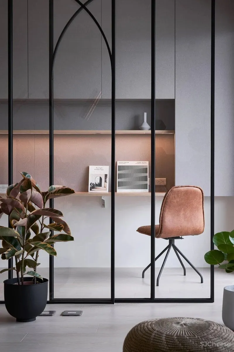 一间被光和爱贯穿的家,多了间书房,扩大了餐厅,生活得更加惬意了!