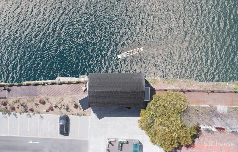 淀川建筑事务所 × 云间粮仓:漂浮在河边的茶室