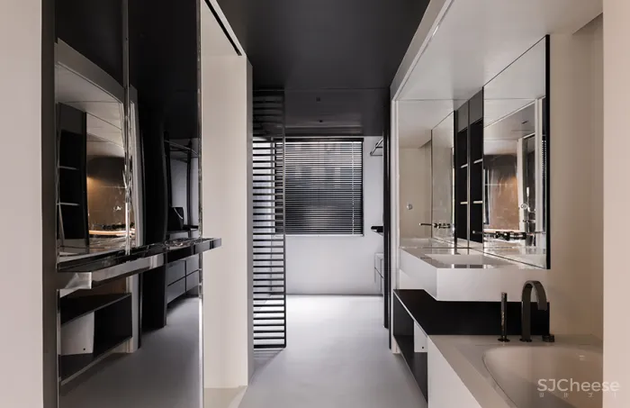 FF DESIGN • 折线｜120平一人居，50度灰的空间独白