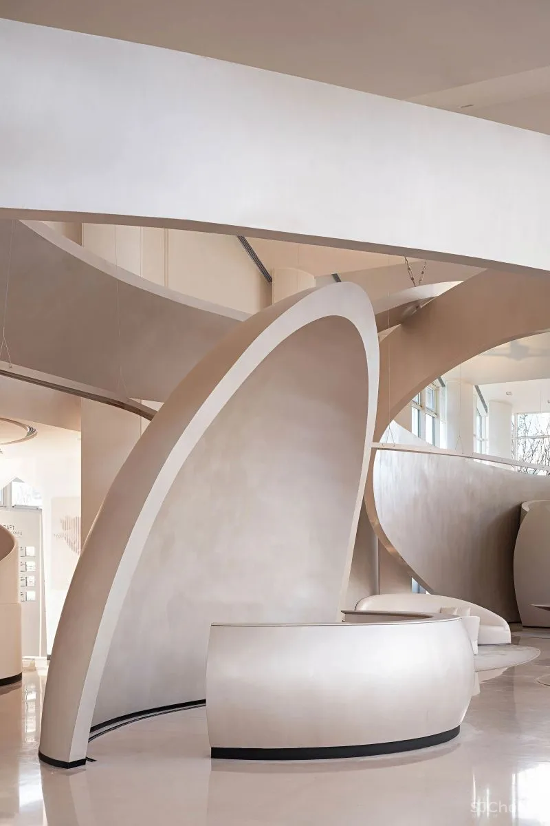 曲线交织,创造独特的艺术韵律 广州GBD设计