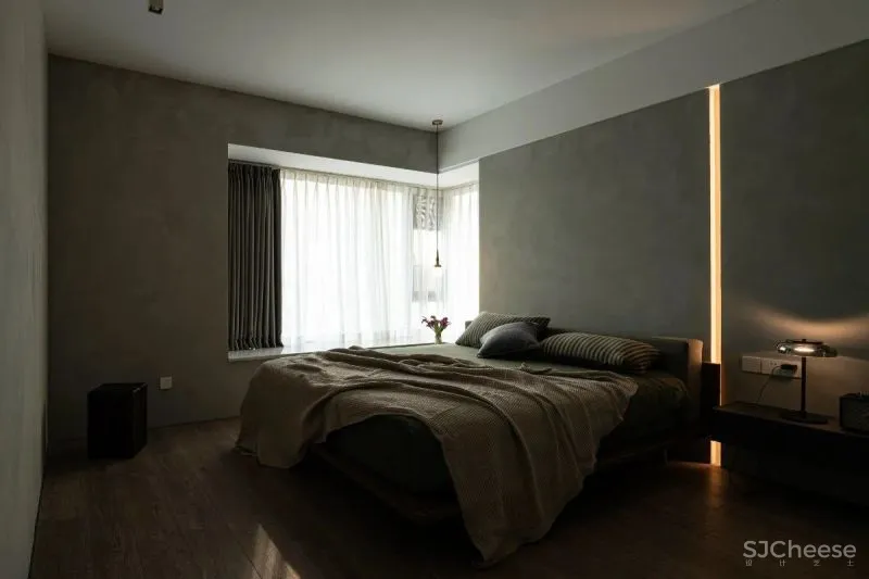 焦糖色 木肌理，有序沉稳的生活基调 璞珥空间设计