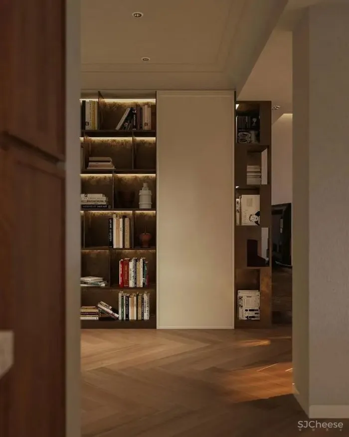 全案设计|论退休后的居住环境是怎样的?暖色系法式复古设计