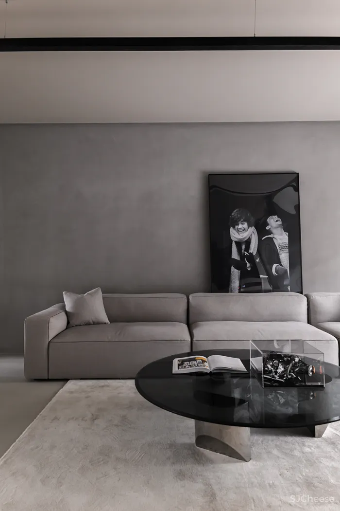 FF DESIGN • 折线｜120平一人居，50度灰的空间独白