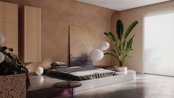 装修 灵感 88㎡米色系公寓，灯饰 彩色玻璃，高级感炸裂！！！