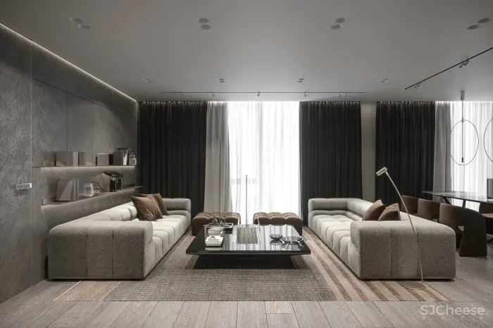 现代大气居所，简而气质的生活居所