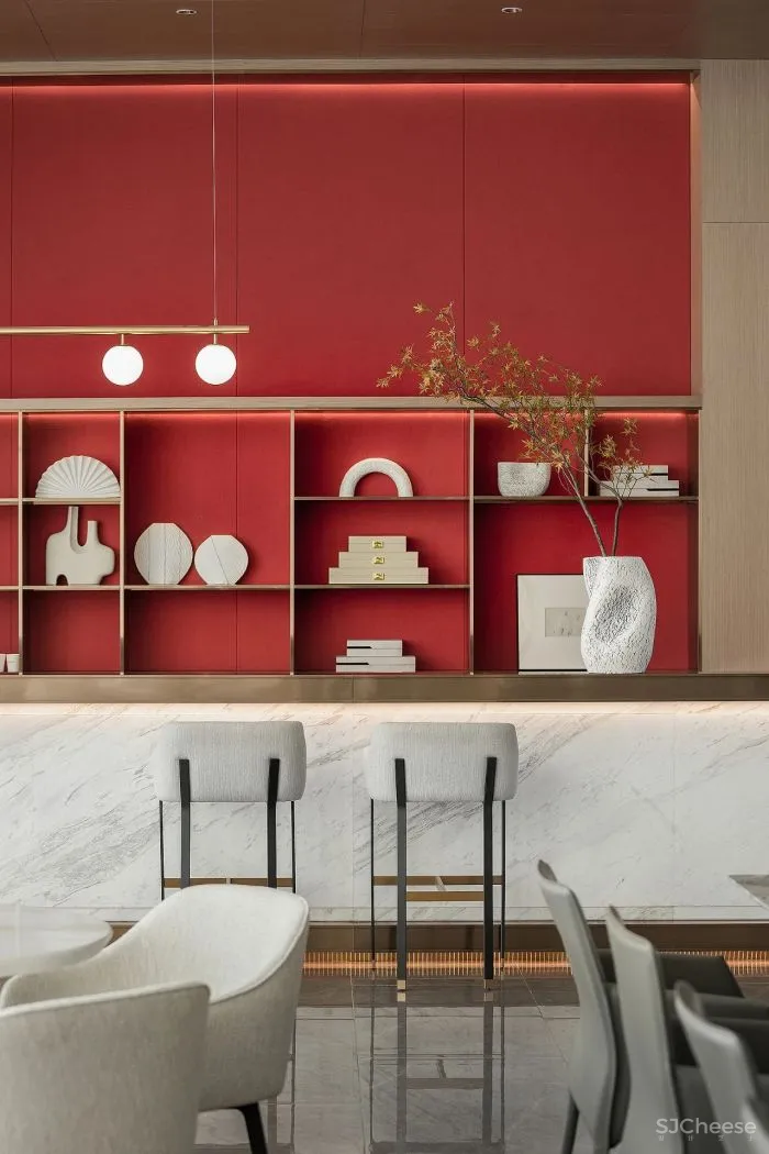 如聿设计:一抹温和的红晕,浸润人心的现代美感!