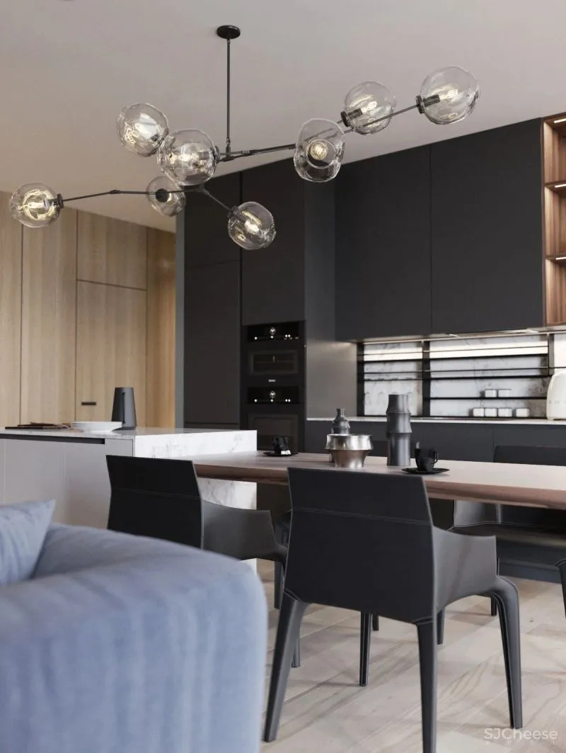 177㎡纯灰大宅,纯粹舒适的设计感之家