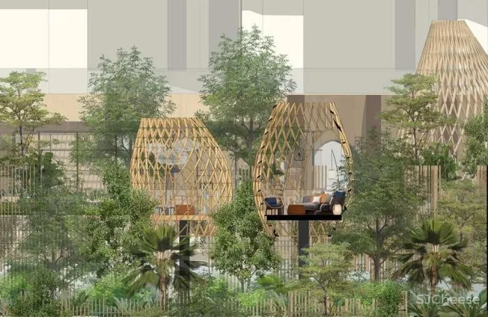 波特曼生前设计的酒店,中庭变花园,亲生物设计的典范