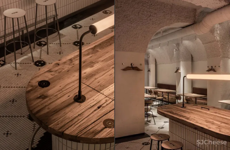 一个19世纪的6层老建筑,被改造成5个概念酒吧和餐吧,由低往高,越往上走越上头!