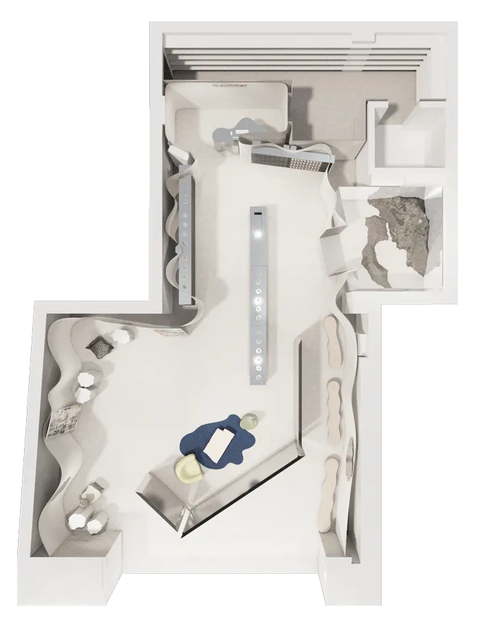 新作 温暖与冷静、粗砺与精细 观夏客厅 F.O.G. Architecture