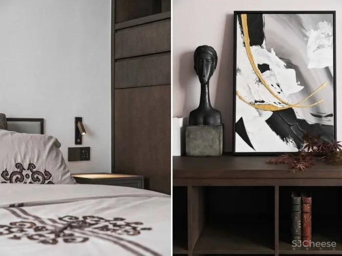 清杺之禅,朴素雅致的中式跃层 原木空间设计