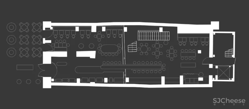 一个19世纪的6层老建筑,被改造成5个概念酒吧和餐吧,由低往高,越往上走越上头!