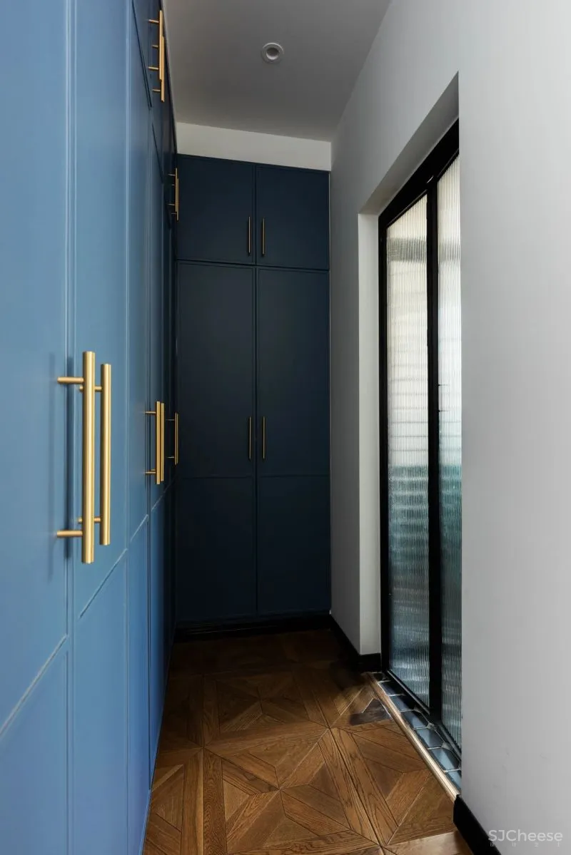 屋主审美太仙了!121m²蓝 黄大胆撞色!精致又实用!