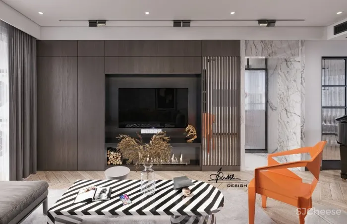 武汉115㎡现代简约风住宅,时尚前卫! Krise设计