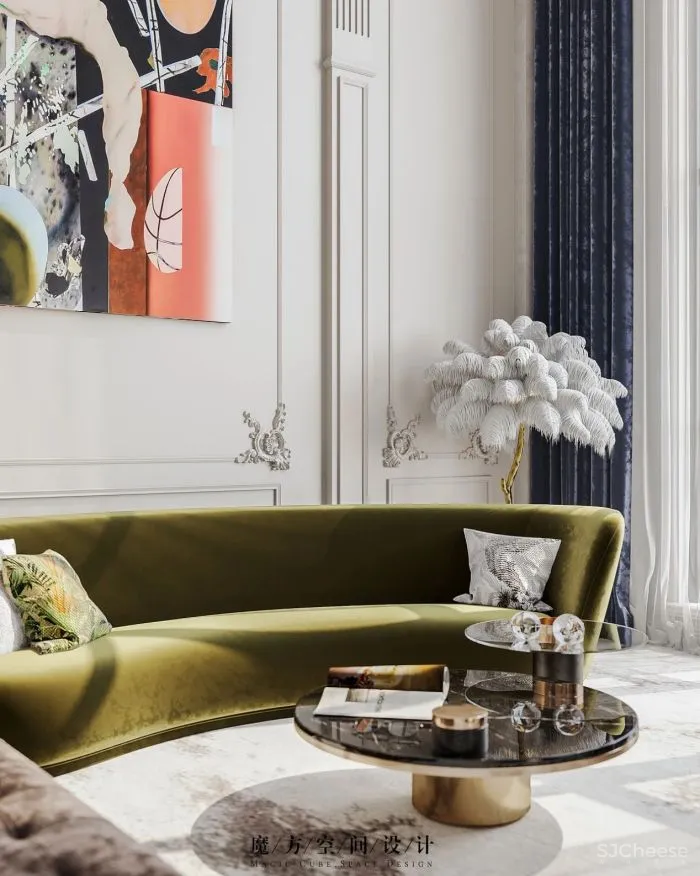 引自然入室,艺术笔触塑造抽象盛宴 魔方