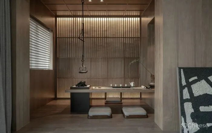 水墨东方，材质与空间的平衍共生 奥迅设计 · 奥妙陈设