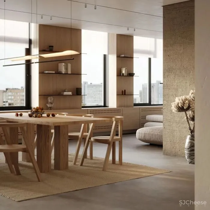 【Obriy Architects】天然材质塑造出的细腻空间