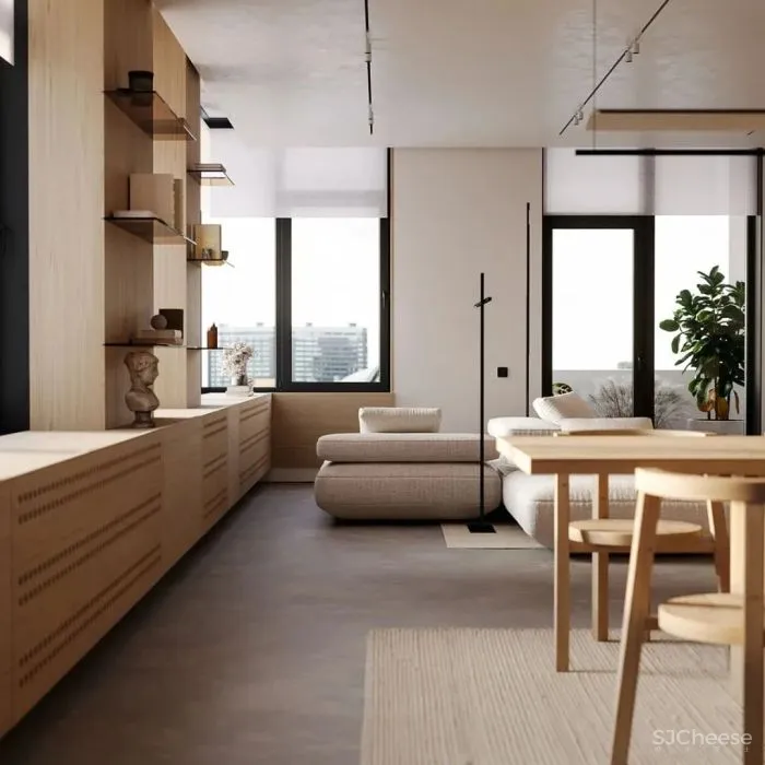 【Obriy Architects】天然材质塑造出的细腻空间