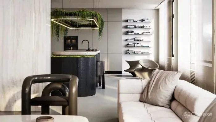 【Obriy Architects】天然材质塑造出的细腻空间