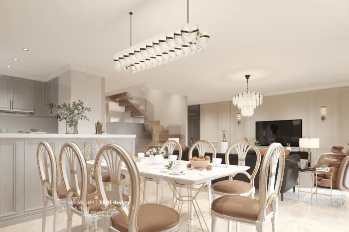 美式轻奢混搭别墅