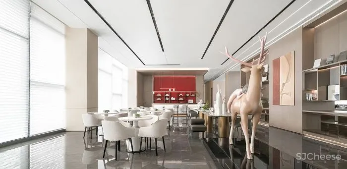 如聿设计:一抹温和的红晕,浸润人心的现代美感!