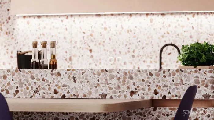 装修 灵感 88㎡米色系公寓，灯饰 彩色玻璃，高级感炸裂！！！