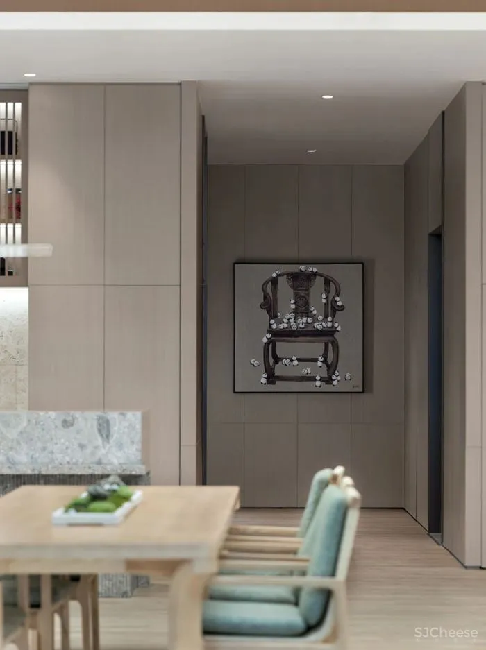 千墨设计 银杏树下朴实无华的平静