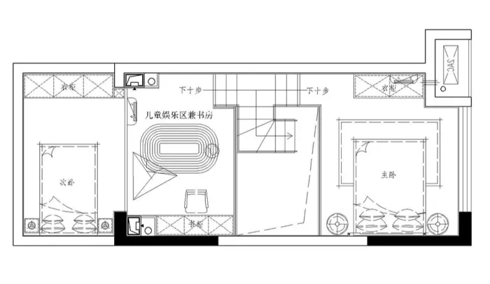 两室一厅的24㎡全能小复式，超越豪宅的舒适生活！