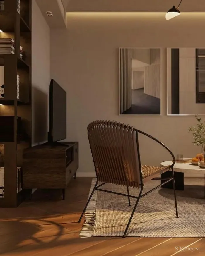 全案设计|论退休后的居住环境是怎样的?暖色系法式复古设计