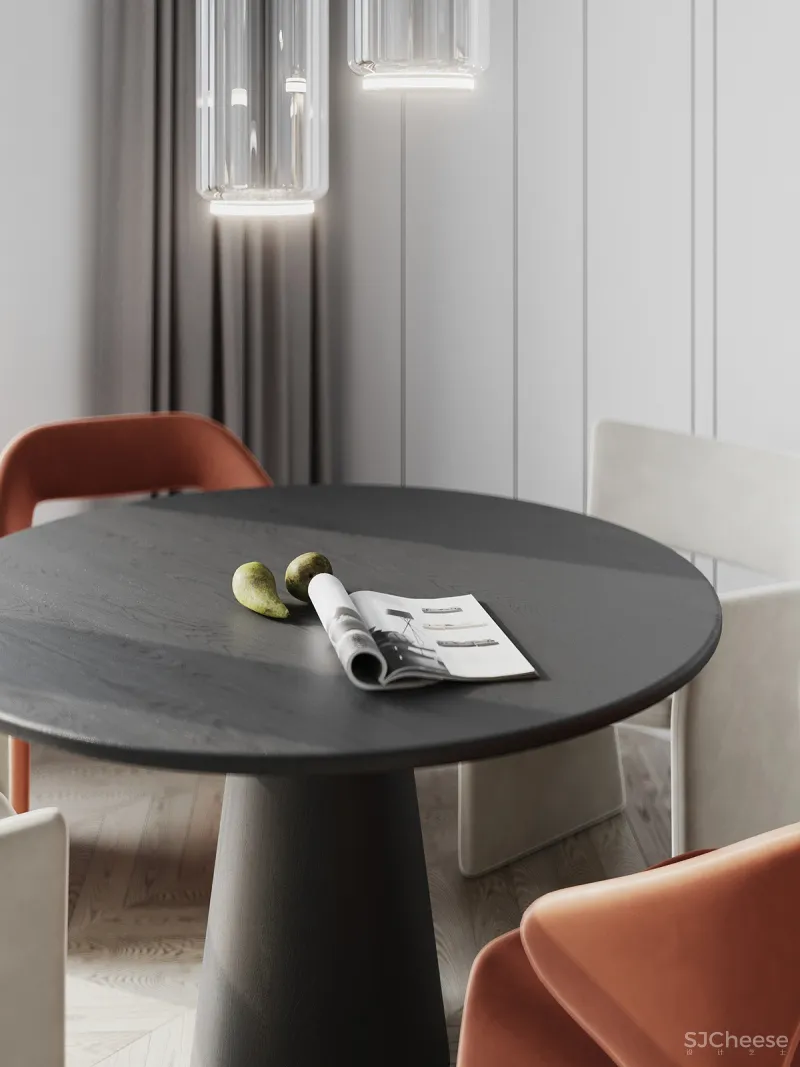 一室一厅奢华公寓,精致的简约设计更有格调!