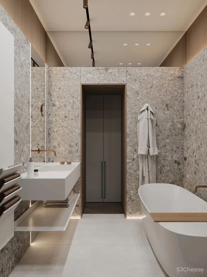 190㎡三居室,简练的舒适感!