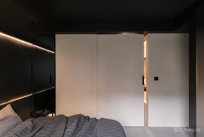 FF DESIGN • 折线｜120平一人居，50度灰的空间独白