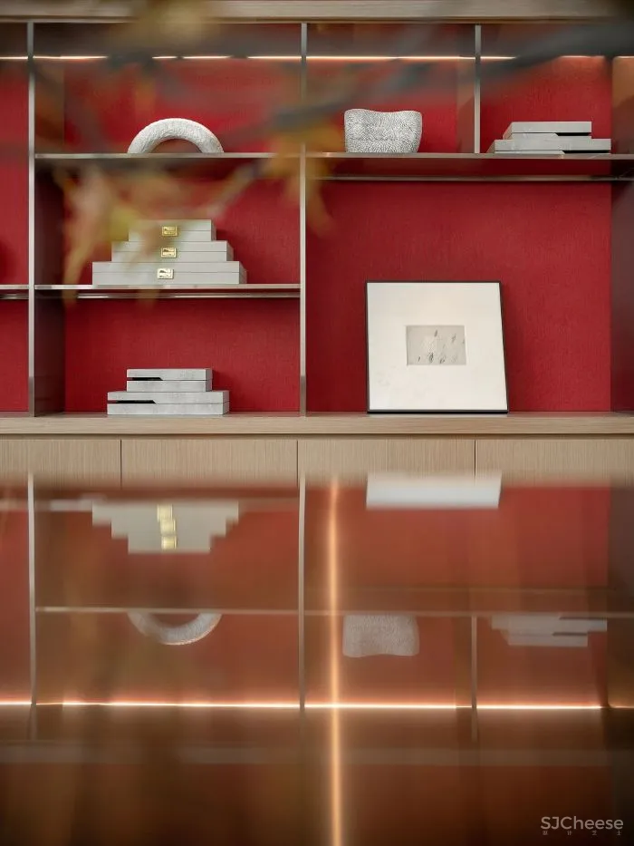 如聿设计:一抹温和的红晕,浸润人心的现代美感!