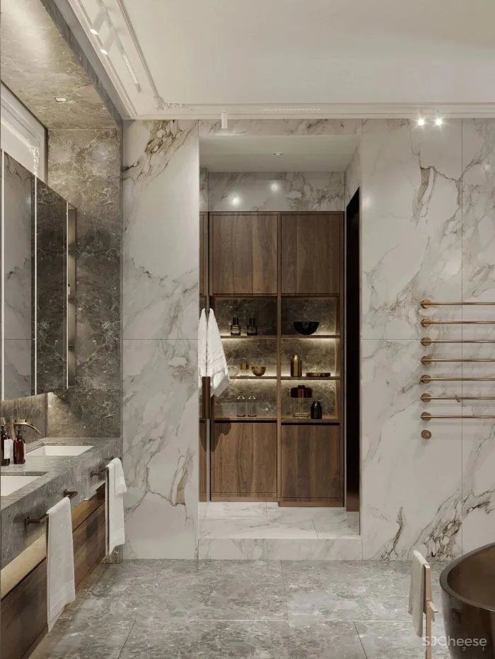 240㎡现代折衷主义,奢尚!