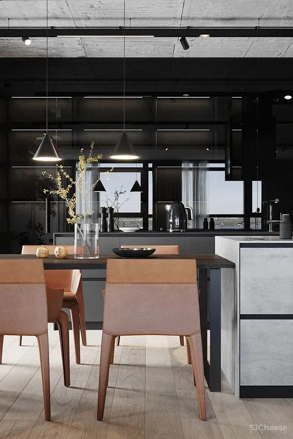 177㎡纯灰大宅,纯粹舒适的设计感之家