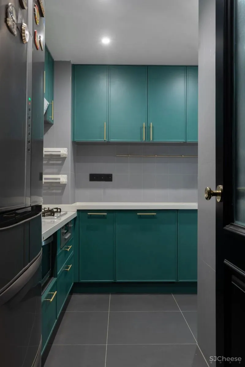 屋主审美太仙了!121m²蓝 黄大胆撞色!精致又实用!