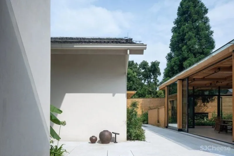 稻田里的家 园中有屋,屋中有院