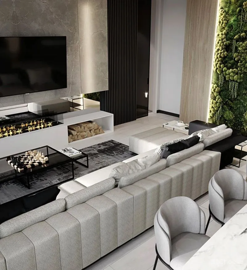 145㎡时尚现代三居室,高级与沉稳的二重奏!