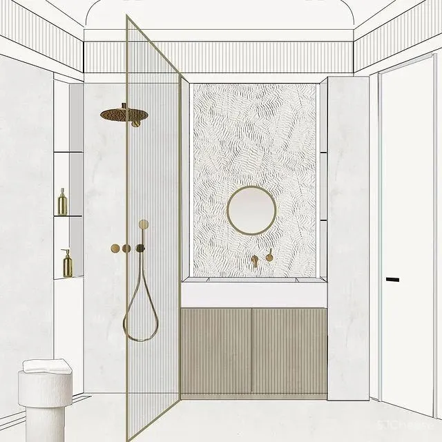 65㎡禁欲主义单身公寓,优雅与克制的协调!