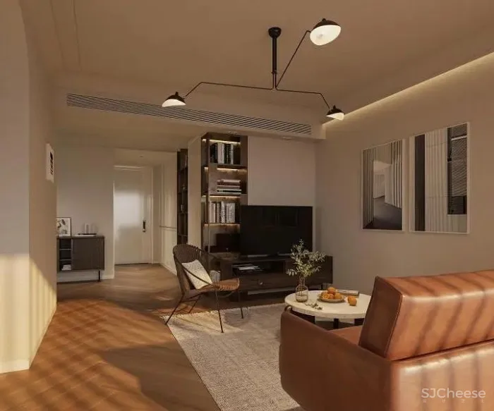 全案设计|论退休后的居住环境是怎样的?暖色系法式复古设计