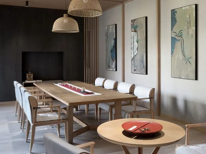 千墨设计 银杏树下朴实无华的平静