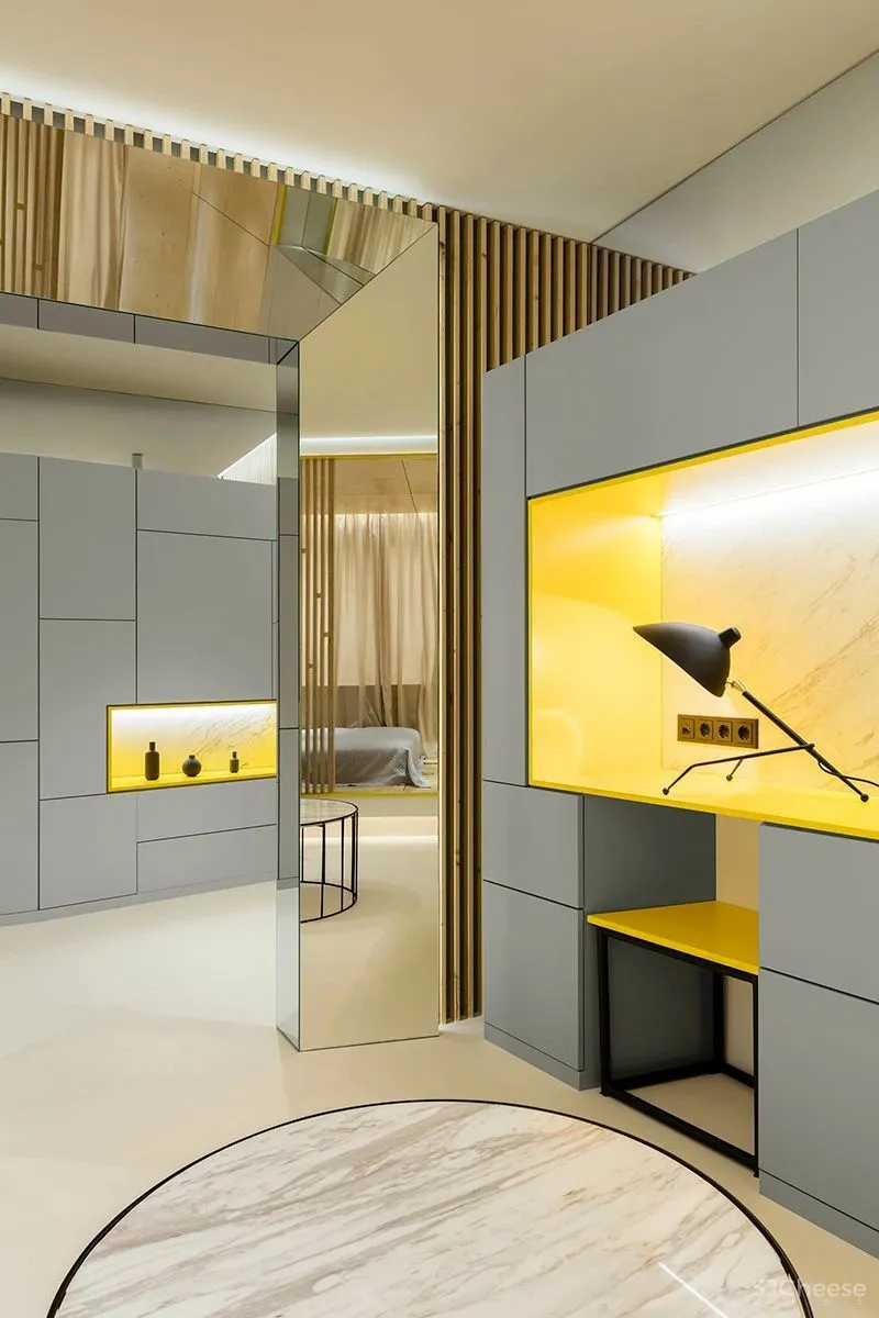 70㎡女生单身公寓，白色至上，前卫时尚