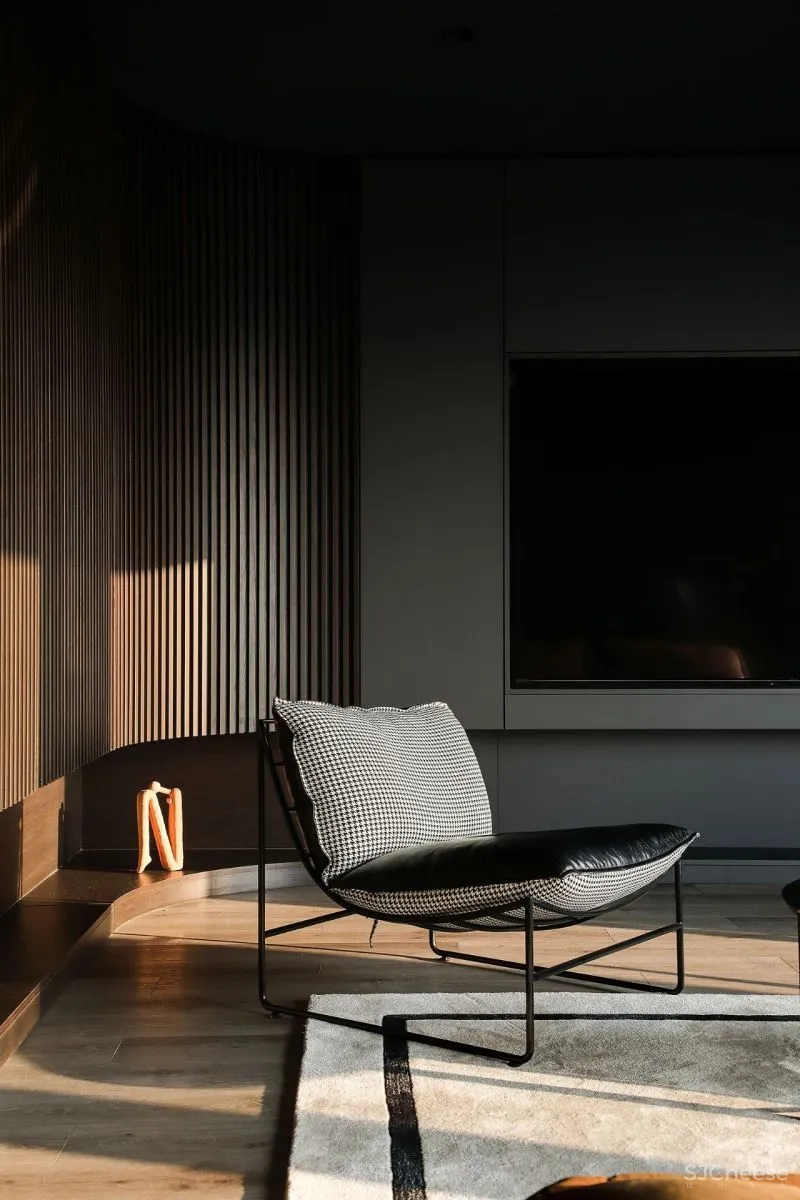 优雅从容的146㎡,五十度黑灰打造极致气质!