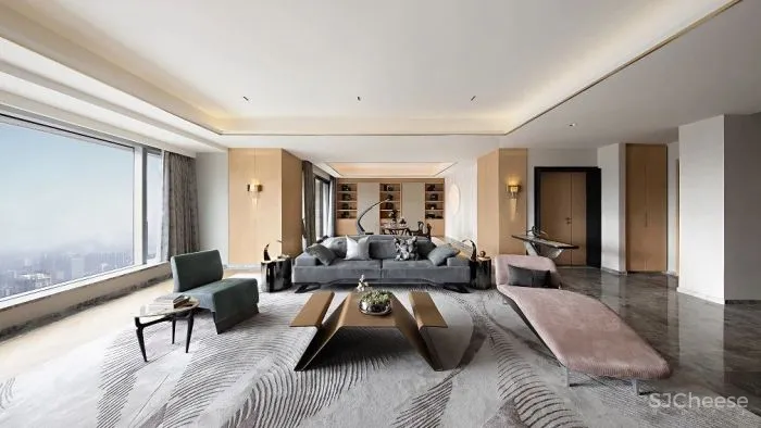 AN AURA设计|「出界 X 入格 」城市中心环幕公寓