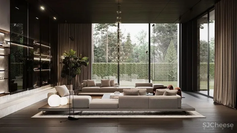 400㎡雅致公寓，满满的白领风范！