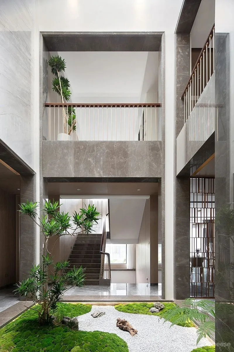 尚层设计:750㎡杭州别墅,人文山水的居住逸境