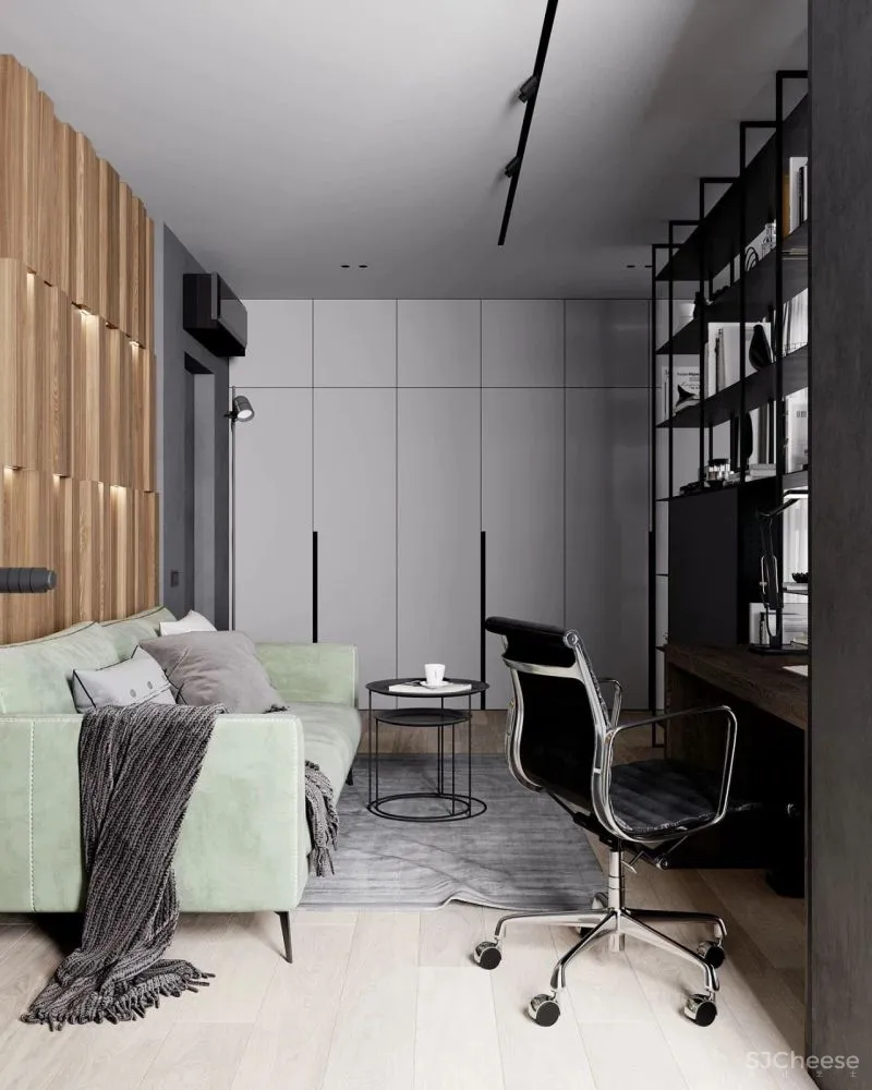 177㎡纯灰大宅,纯粹舒适的设计感之家
