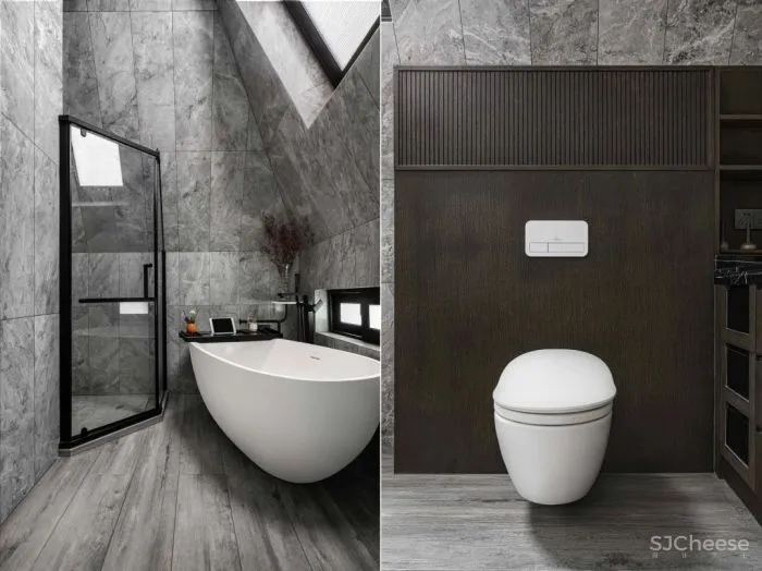 清杺之禅,朴素雅致的中式跃层 原木空间设计